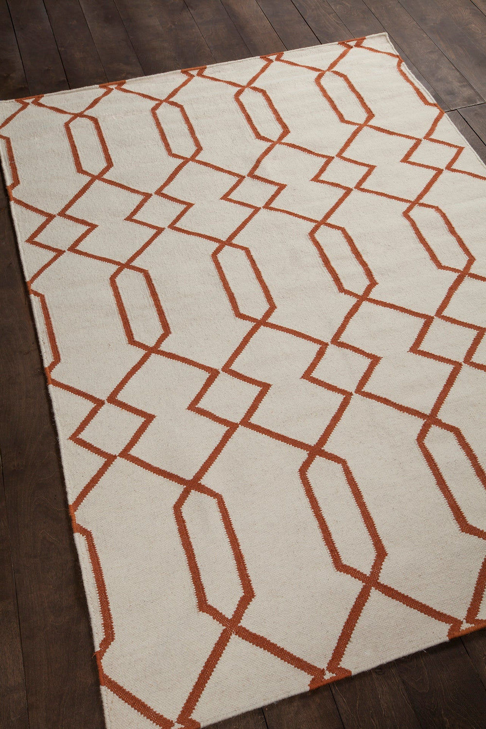 Lima Hand Woven Flatweave Reversible Wool Cotton Lim 25712 Rug Chandra Rugs 5