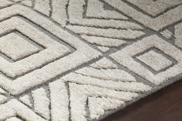 Genna Hand Knotted Contemporary Gen 45200 Rug Chandra Rugs 2