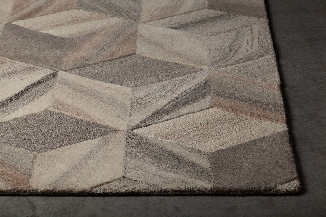 Lyril Hand Tufted Contemporary Lyr 50200 Rug Chandra Rugs 2