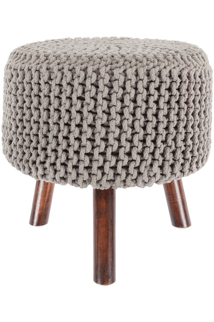 Ida Handmade Contemporary Wool Cotton Chandra Rugs Ida40405 Stool 3
