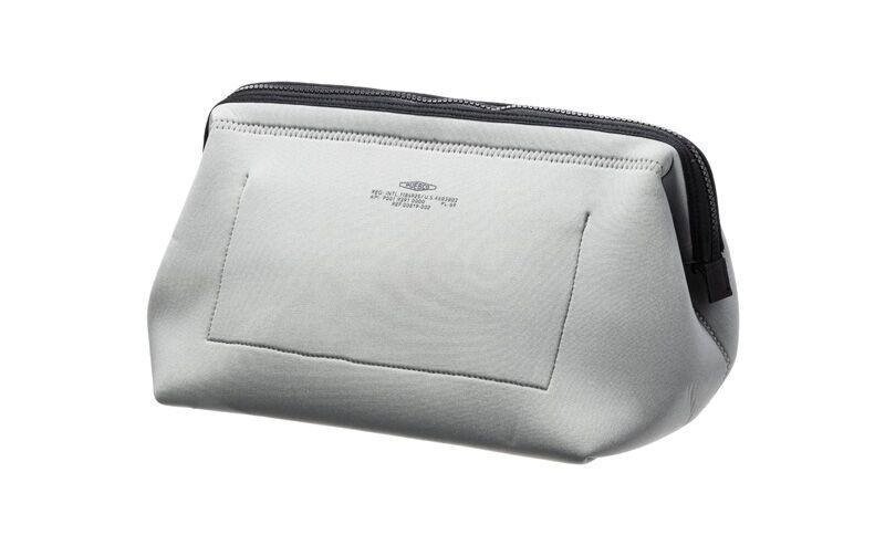 Wired Pouch Large Light Gray Orange Design By Puebco 2