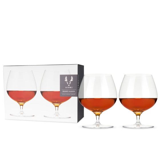 crystal wingback brandy glasses 1