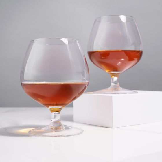 crystal wingback brandy glasses 5