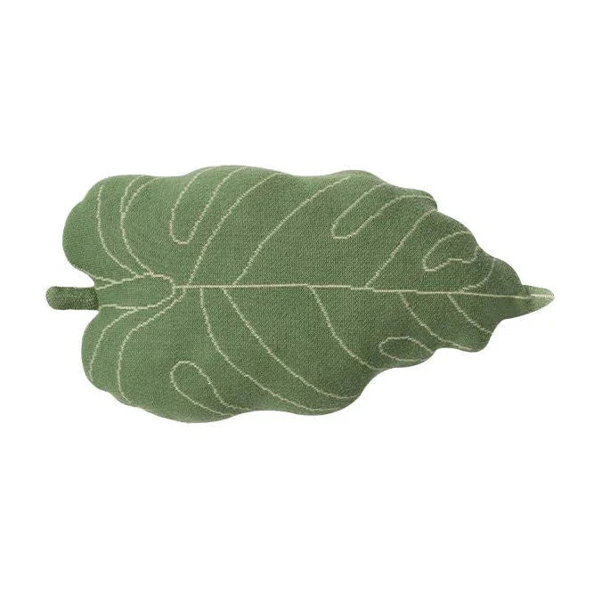 Knitted Cushion Baby Leaf Lorena Canals Sc Babyleaf 1