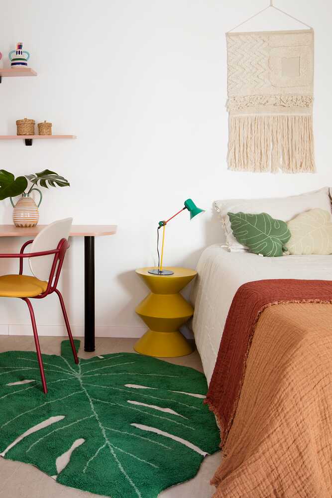 Knitted Cushion Baby Leaf Lorena Canals Sc Babyleaf 7