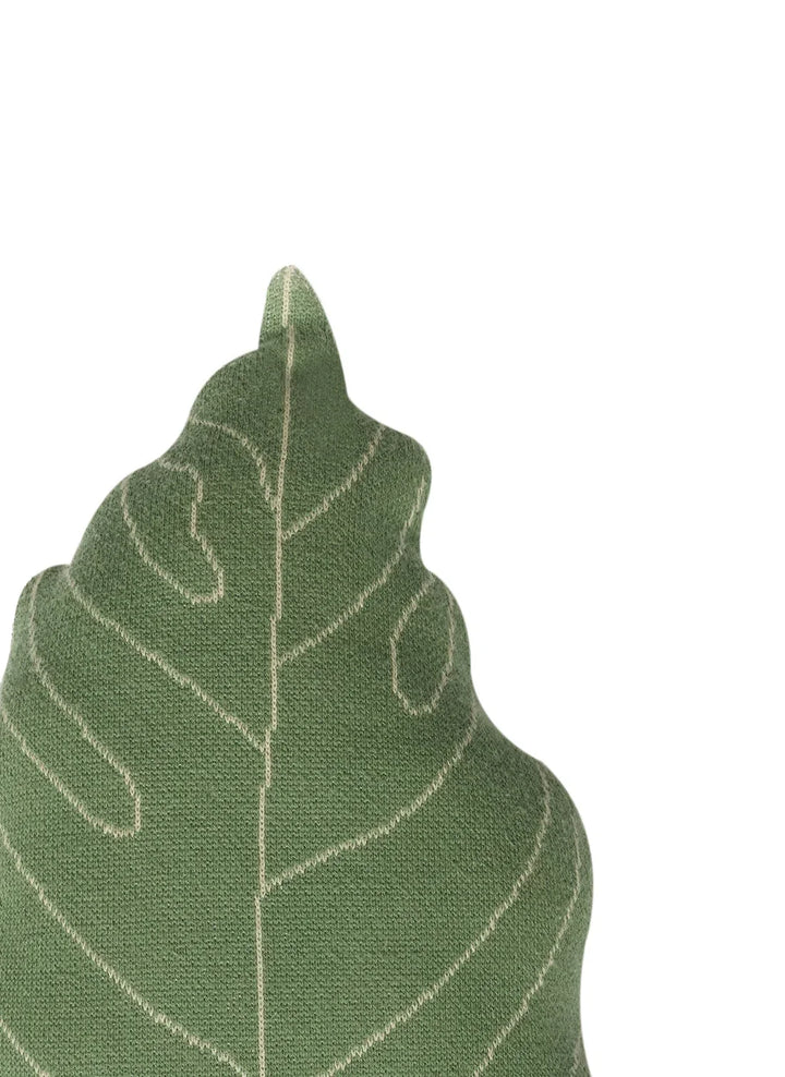 Knitted Cushion Baby Leaf Lorena Canals Sc Babyleaf 2
