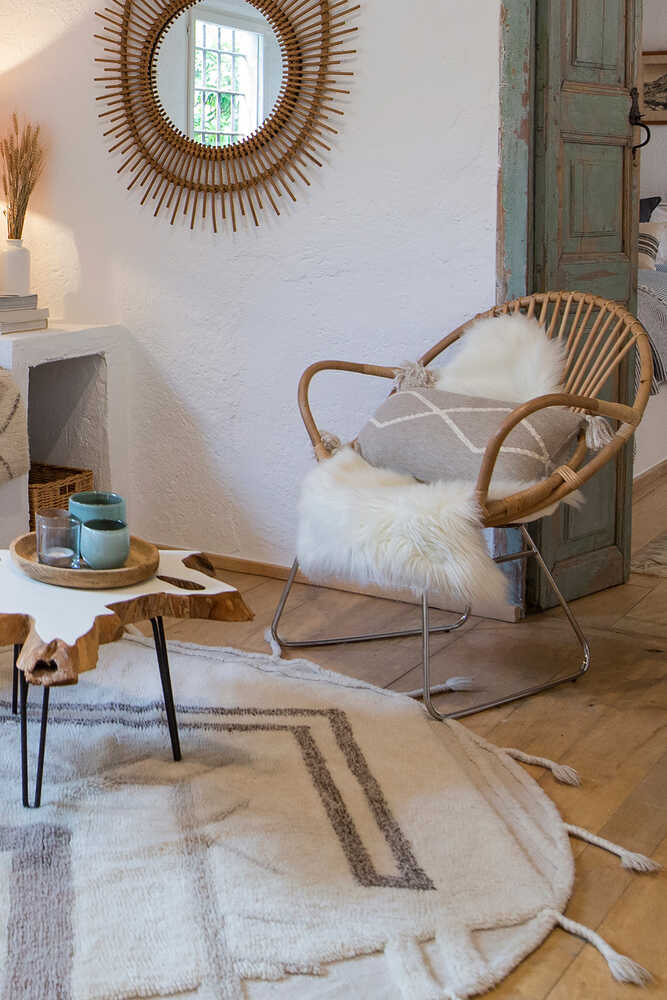 Knitted Cushion Oasis Soft Linen Lorena Canals Sc Oasis Li 5