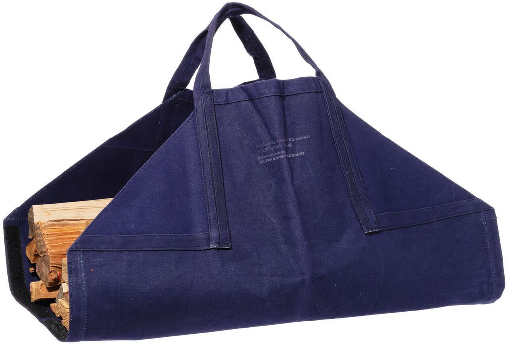 navy blue firewood carrier design by puebco 1