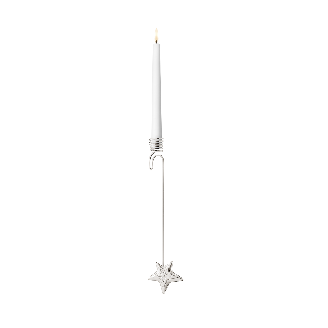 Candle Holder Five Point Star Palladium 1
