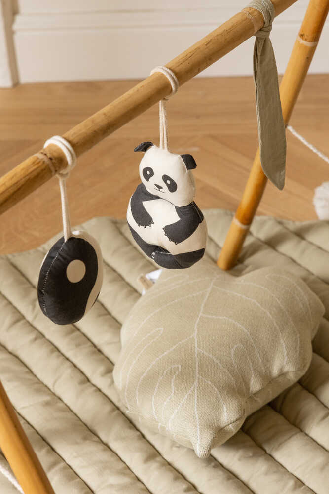 Set Of 3 Rattle Toy Hangers Panda Lorena Canals Ttb Panda 6