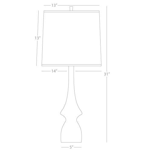 Jasmine Table Lamp by Robert Abbey