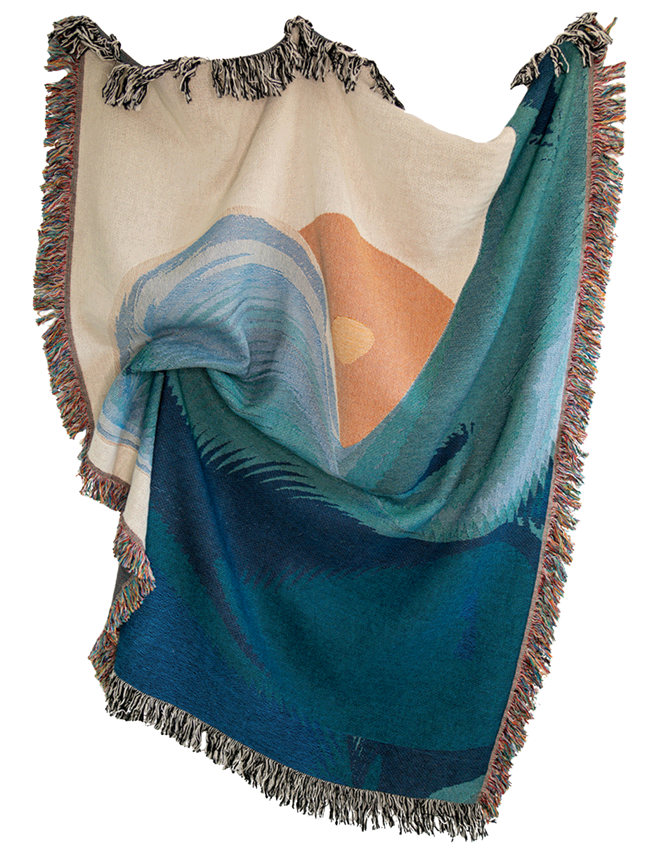 Wave Woven Throw