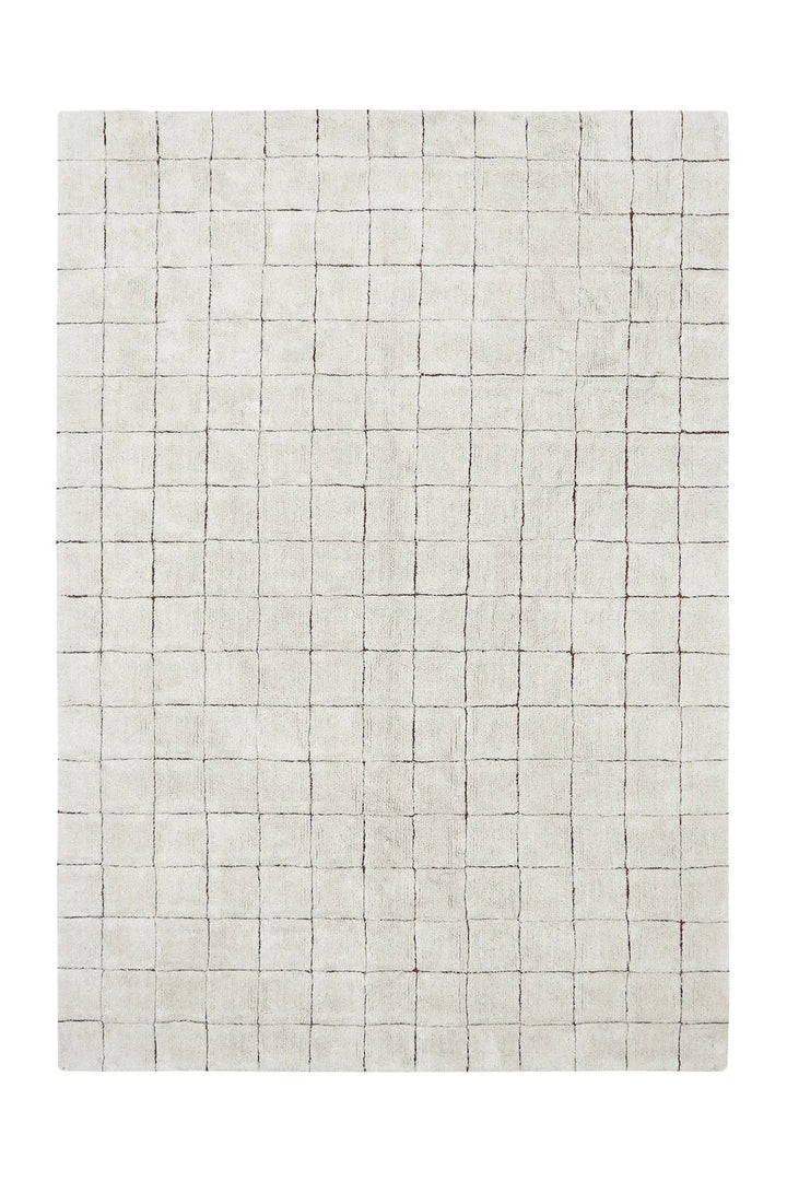Mosaic Natural Washable Rug 1