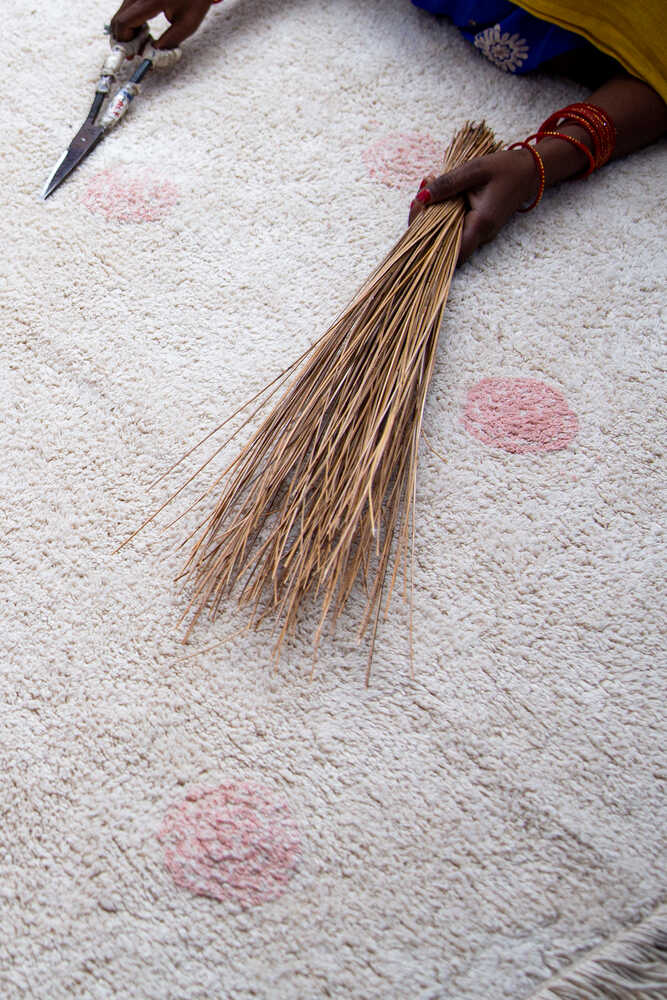 Washable Rug Hippy Dots Vintage Nude Lorena Canals C Hido Vnu 3