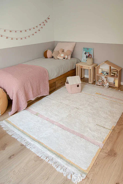 Lanes Vintage Nude Washable Rug 5