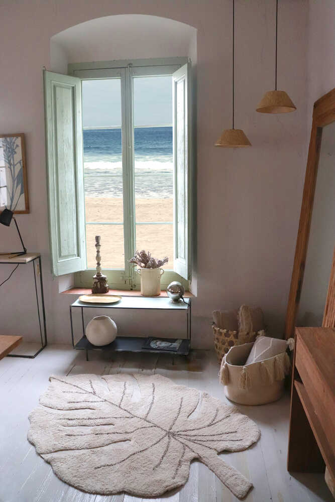 Washable Rug Monstera Natural Lorena Canals C Mon Nat 6