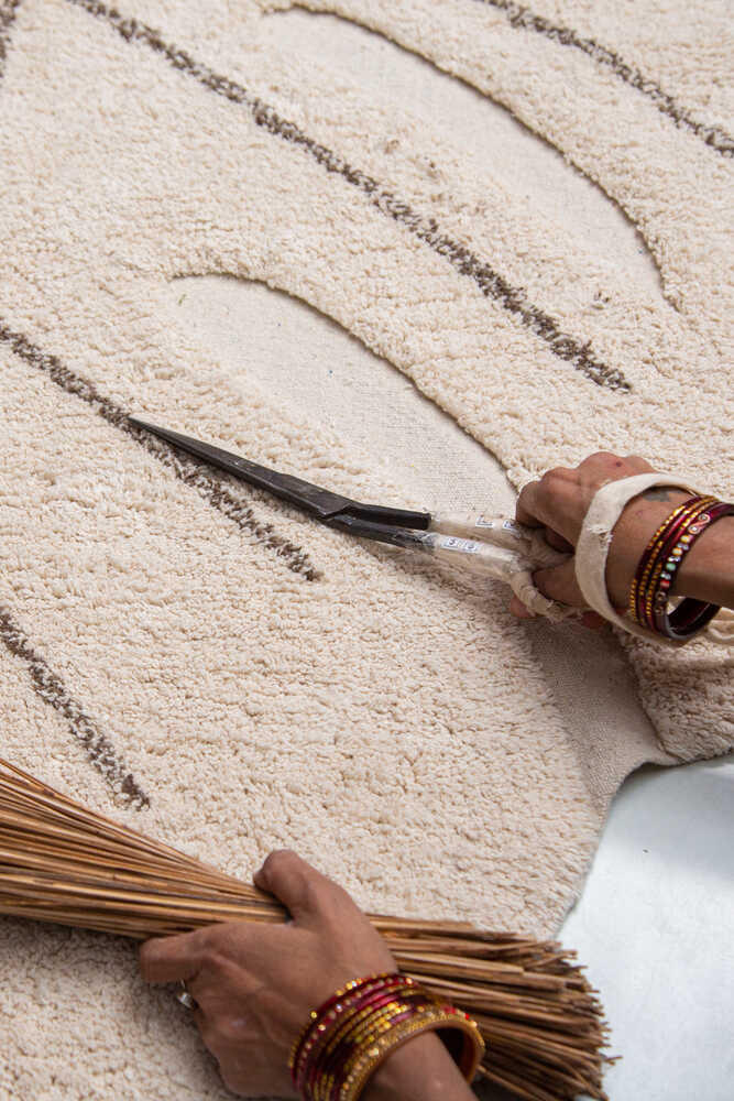 Washable Rug Monstera Natural Lorena Canals C Mon Nat 4