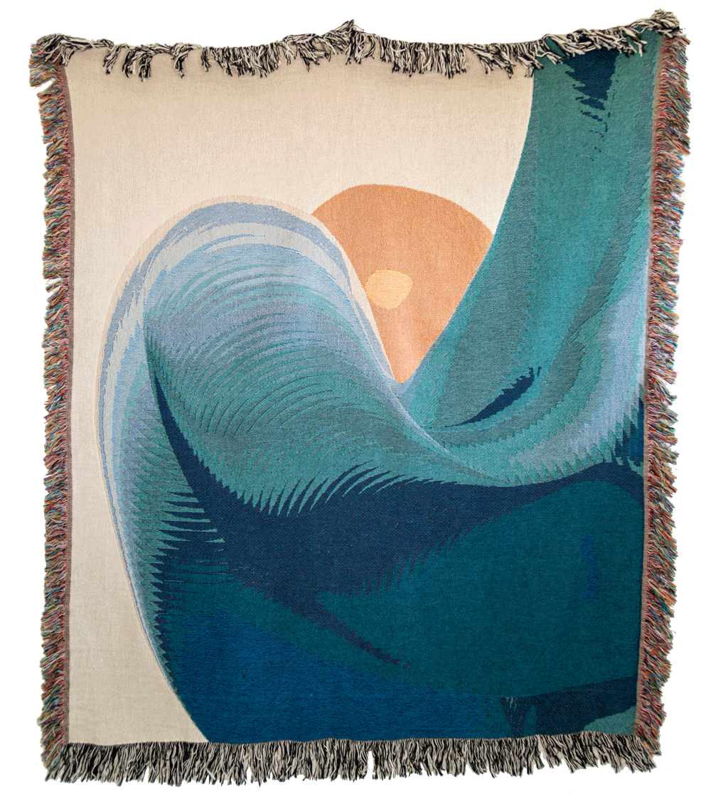 Wave Woven Throw