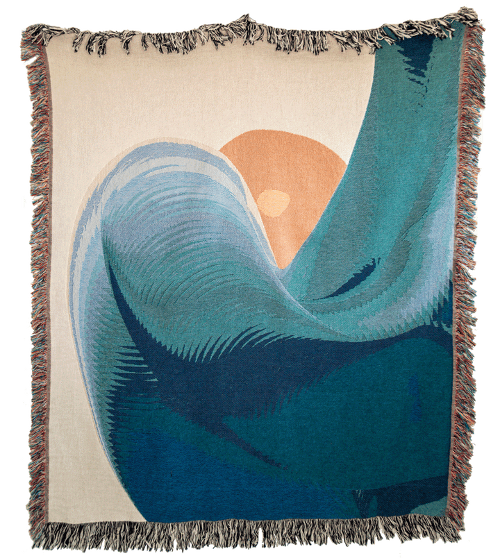 Wave Woven Throw