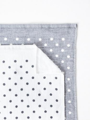 Polka Dot Chambray Towels