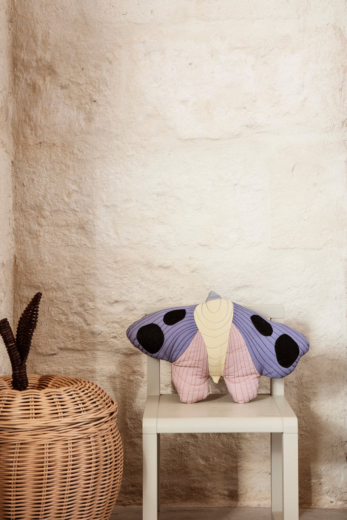 Moth Quilted Cushion by Ferm Living