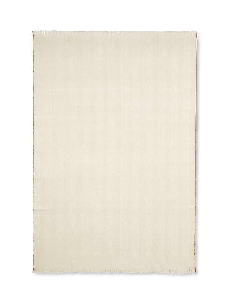 Herringbone Blanket in Off-White by Ferm Living