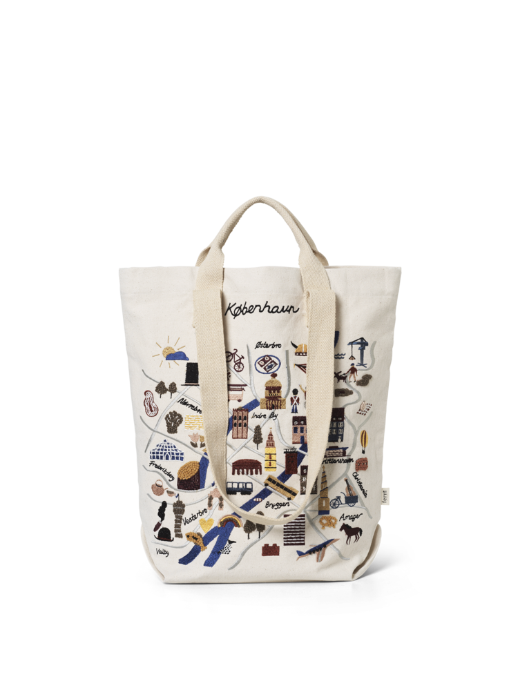 Copenhagen Tote Bag - Multi by Ferm Living