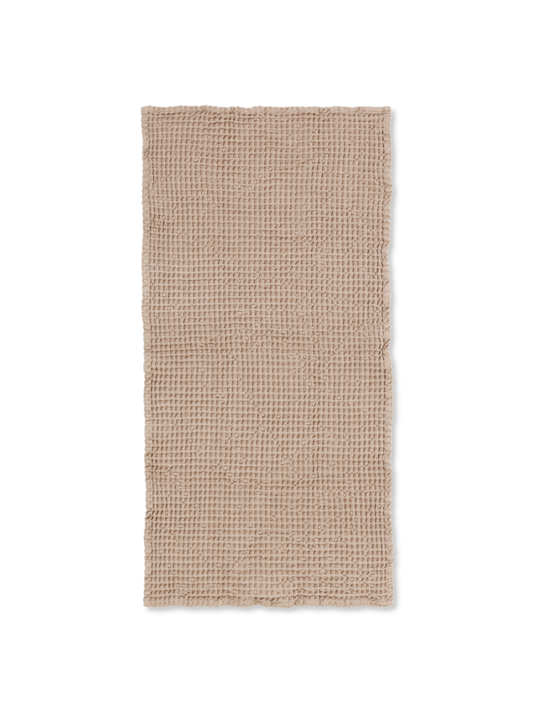 Organic Hand Towel in Tan by Ferm Living