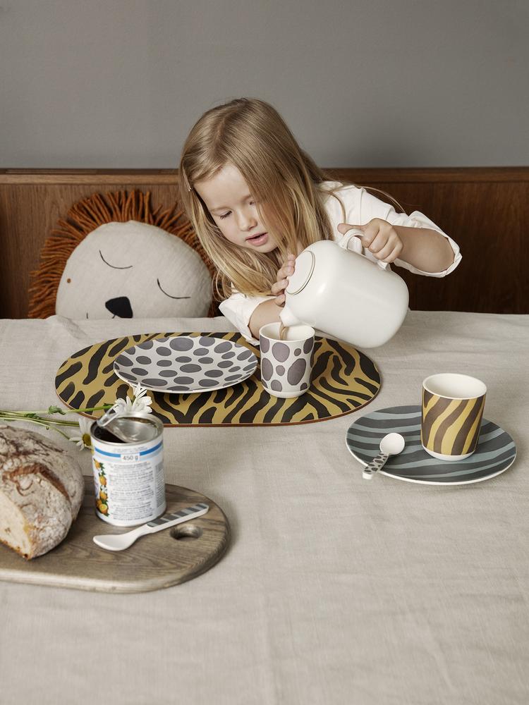 Safari Bamboo Dinner set in Tiger by Ferm Living