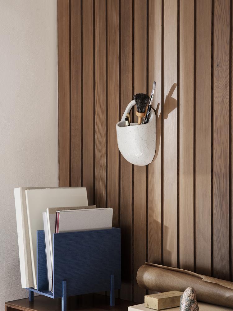 Paper Organiser in Blue Stained Ash by Ferm Living