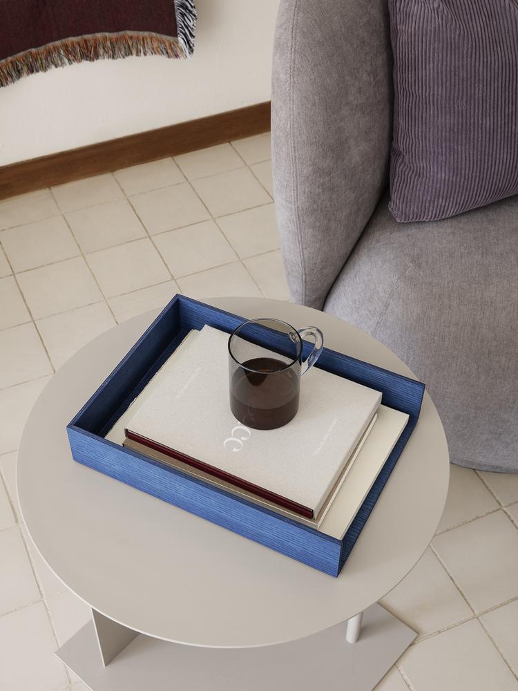 Letter Tray in Blue Stained Ash by Ferm Living