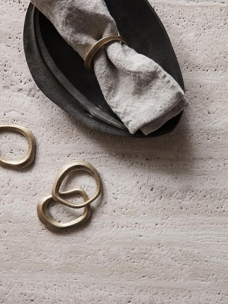 Flow Napkin Rings - Set of 4 by Ferm Living