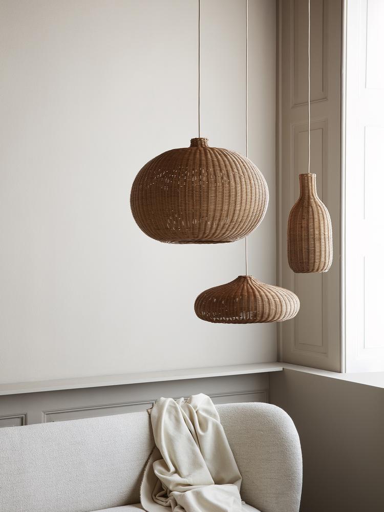 Braided Bottle Lamp Shade by Ferm Living
