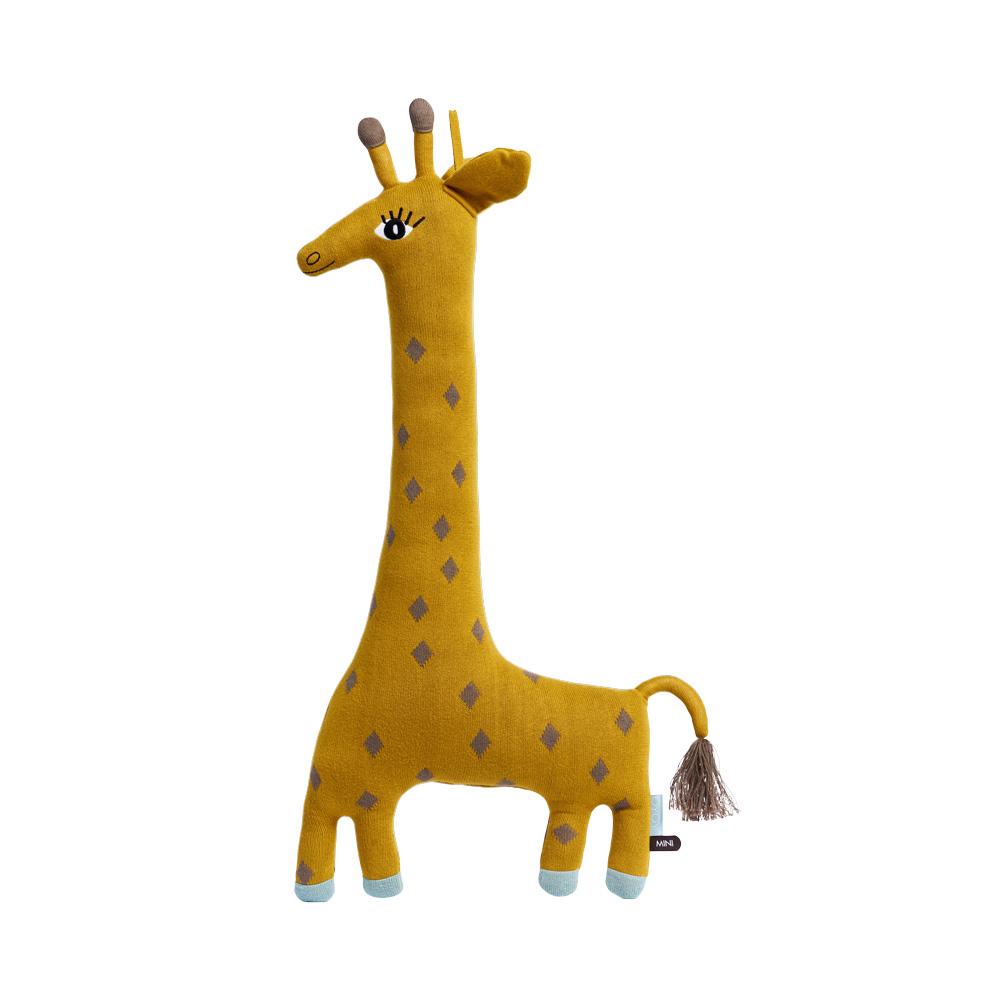 Noah Giraffe Cushion in Curry