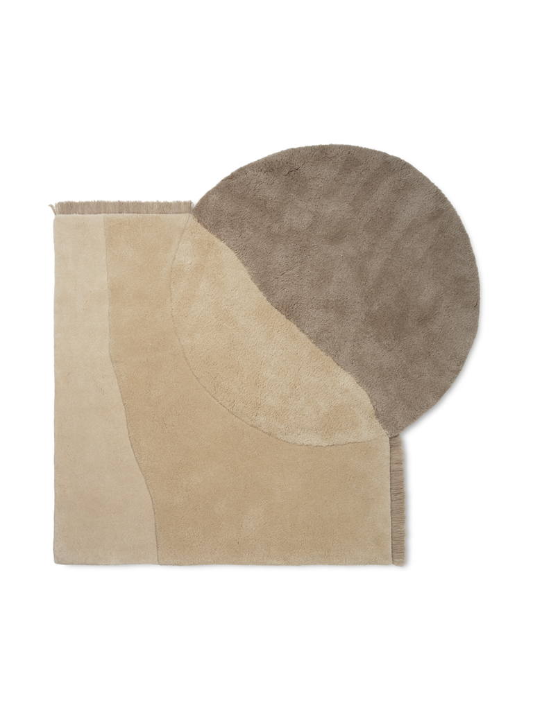 View Tufted Rug in Beige by Ferm Living