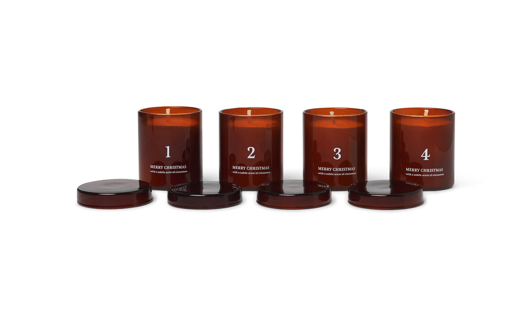 Scented Advent Candles Set by Ferm Living by Ferm Living