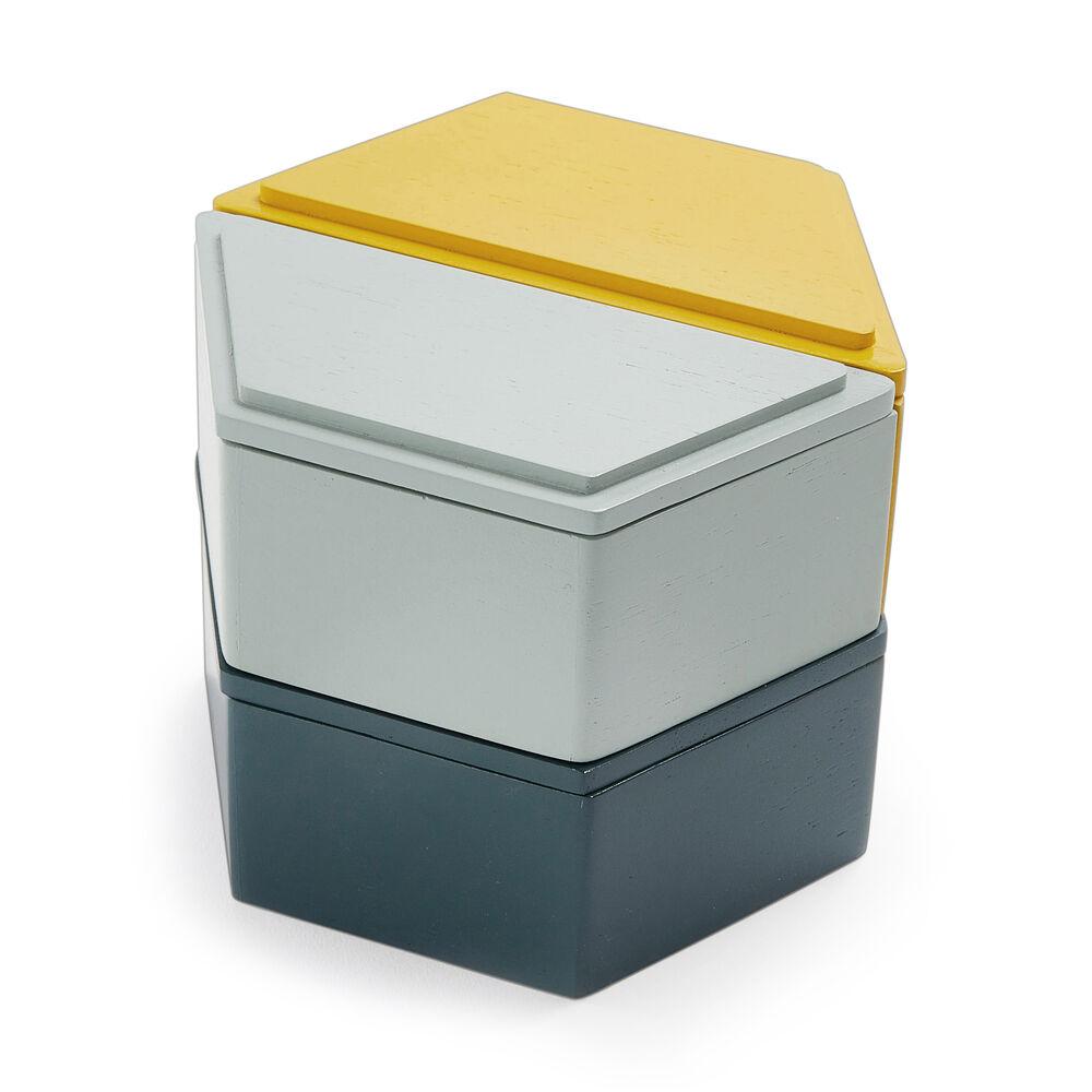 Honeycomb Stacking Jewelry Boxes by MoMA