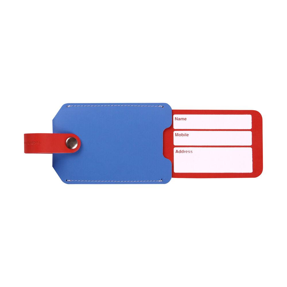 Primary Recycled Leather Luggage Tag by MoMA