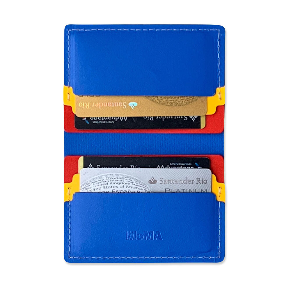 Primary Recycled Leather Wallet by MoMA