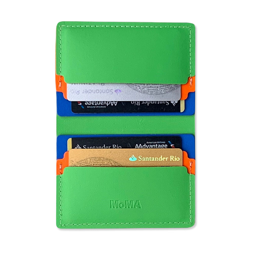 Primary Recycled Leather Wallet by MoMA