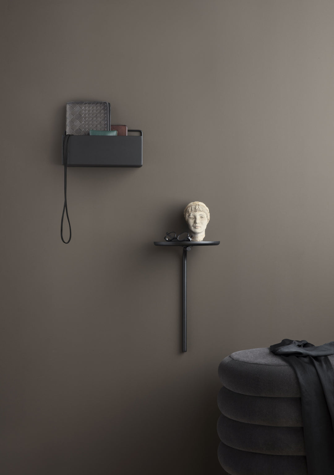 Rectangle Wall Box in Black by Ferm Living