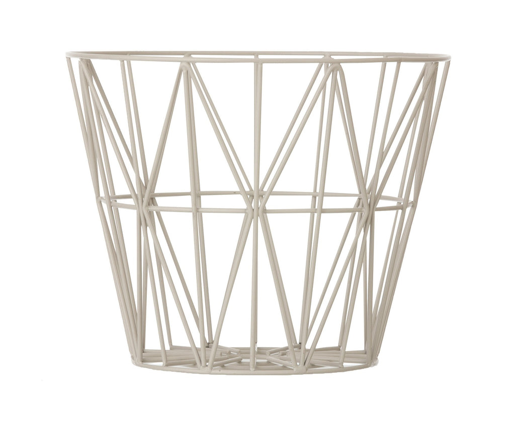 Medium Wire Basket in Grey by Ferm Living