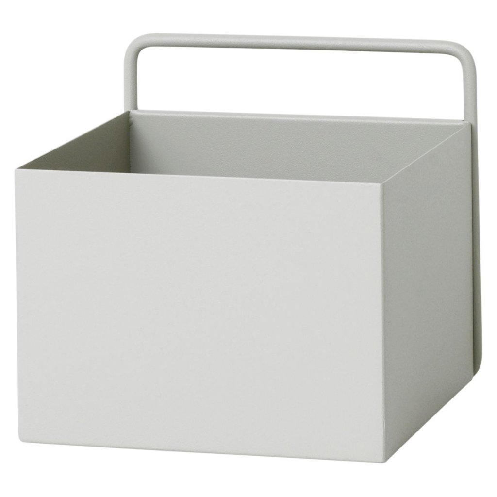 Square Wall Box in Light Grey by Ferm Living