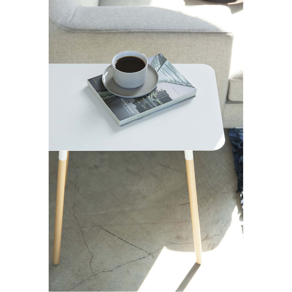 Plain Small Rectangular Side Table by Yamazaki