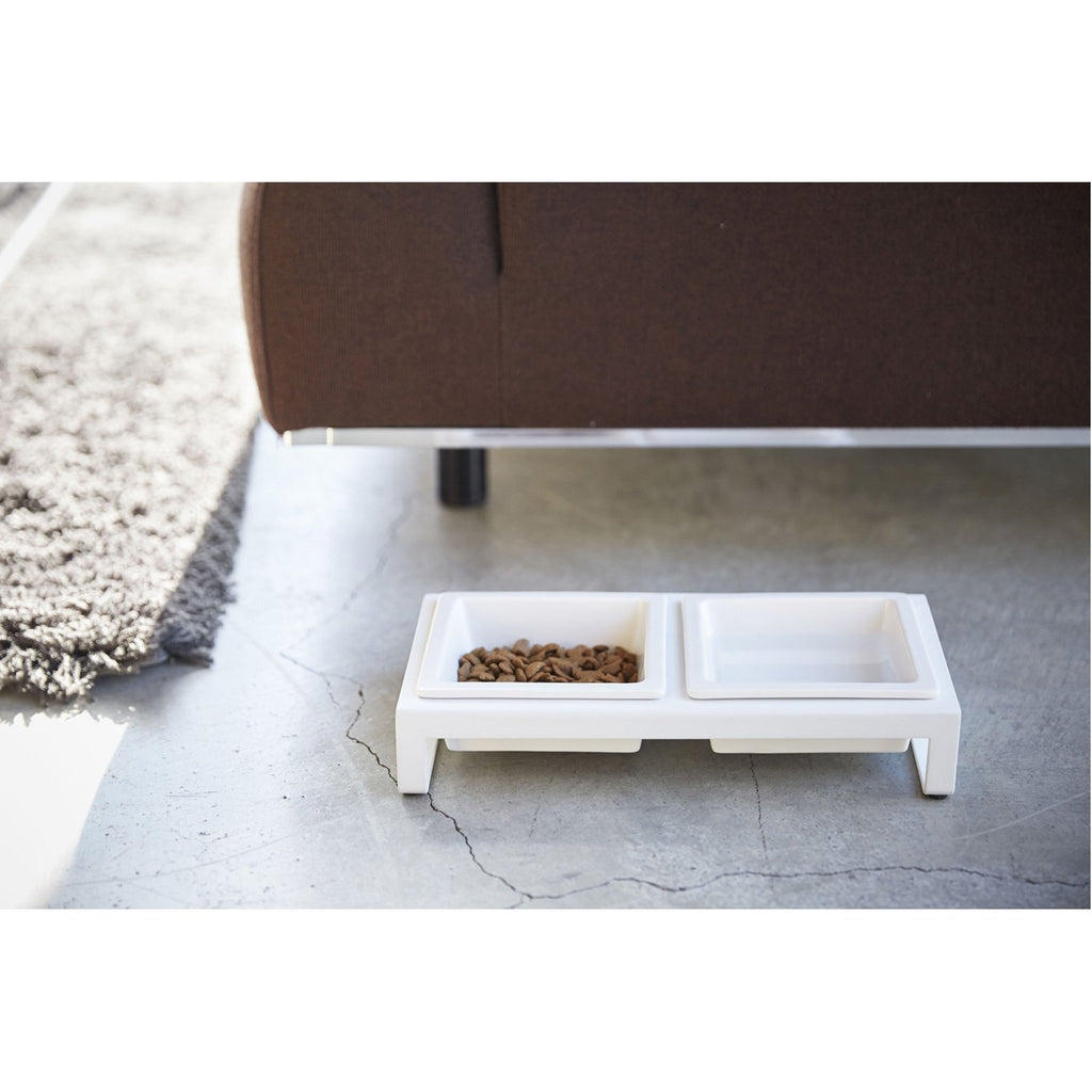 Tower Pet Food Bowl with Stand by Yamazaki