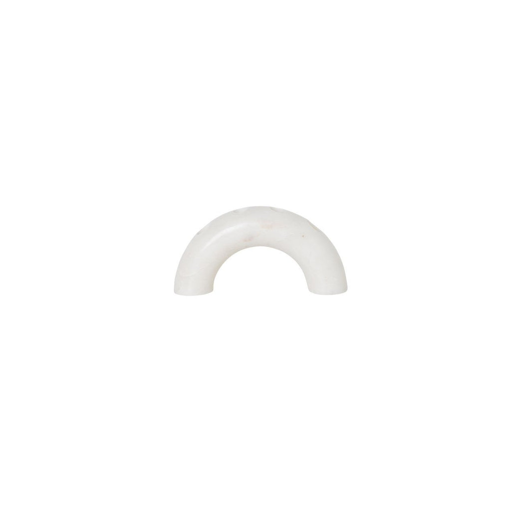 Bow Candle Holder in White by Ferm Living