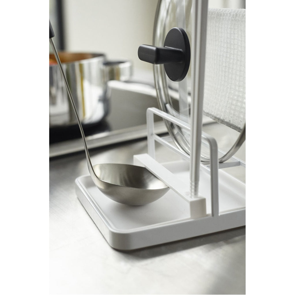 Tower Cooking Tool and Lid Station by Yamazaki