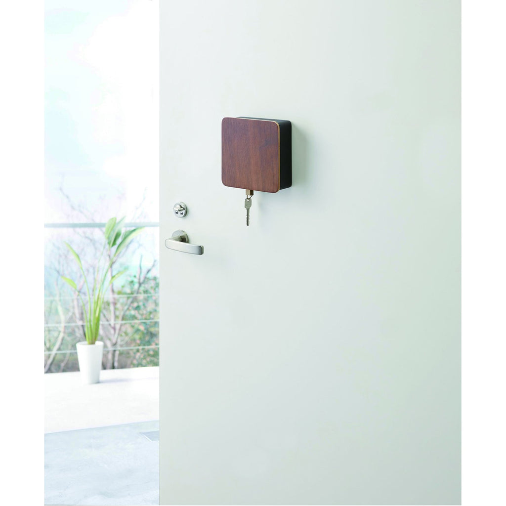 Rin Square Magnet Key Cabinet - Wood Accent by Yamazaki