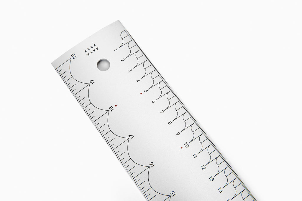 Aluminum Ruler design by Areaware