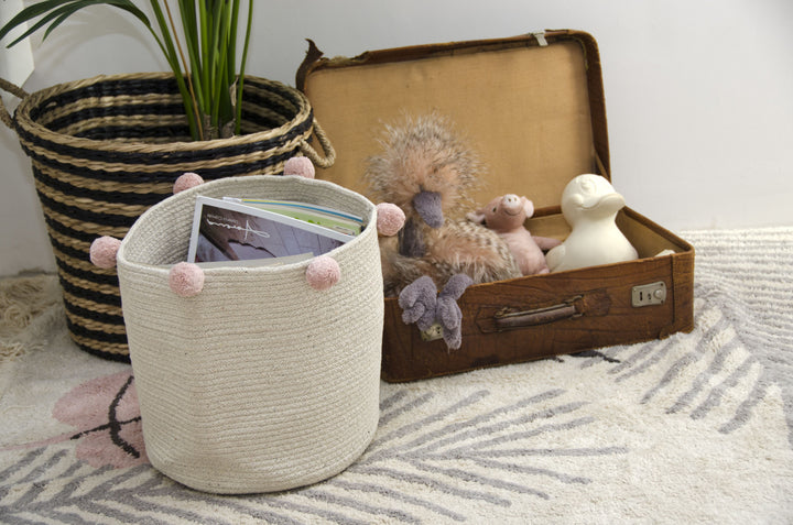 Bubbly Basket in Natural & Nude design by Lorena Canals